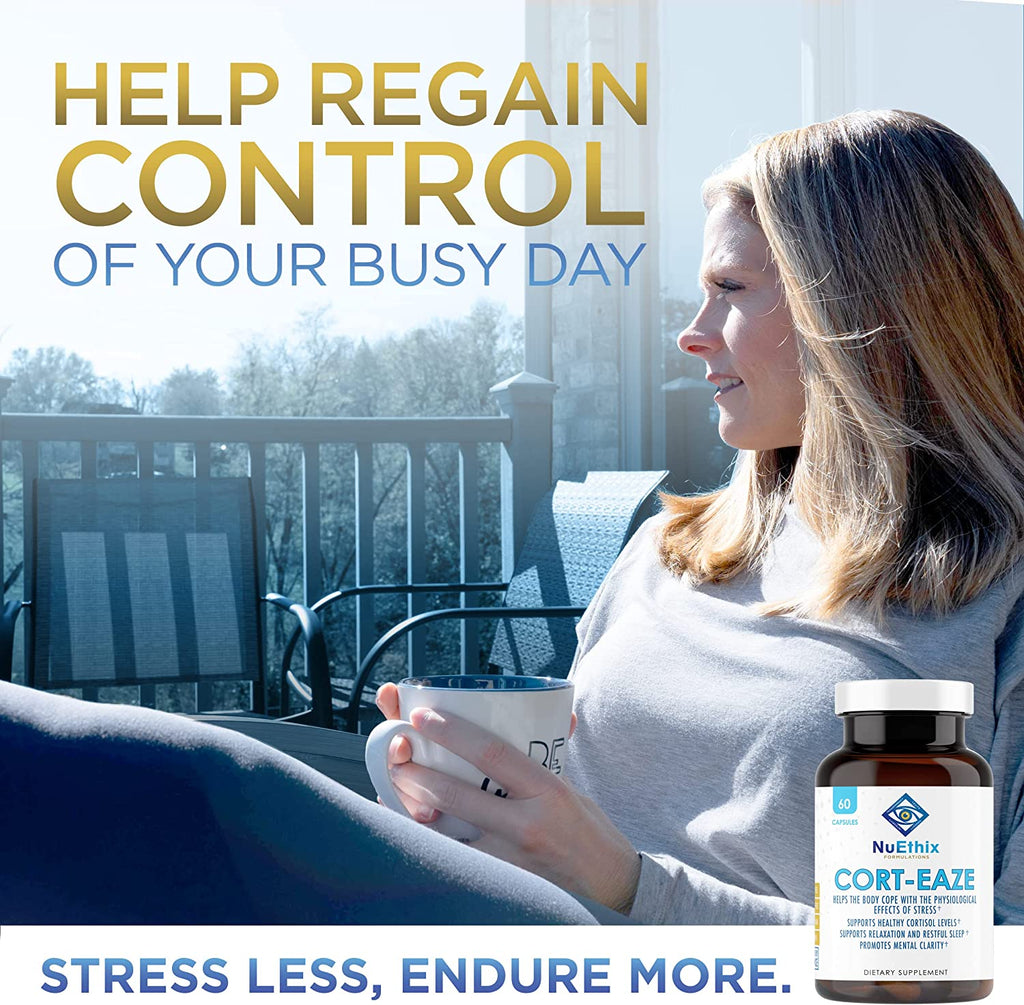 NuEthix Formulations Cort-Eaze - Help Regain Control of Your Busy Day - Stress Less and Endure More.