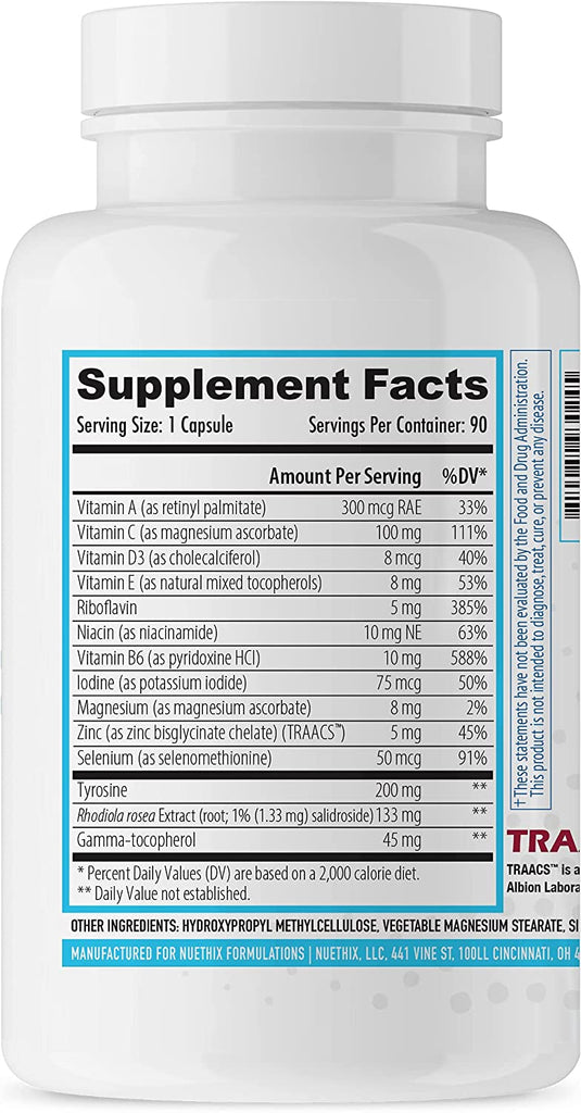 NuEthix Formulations Thyro-Boost Essentials Supplement Facts