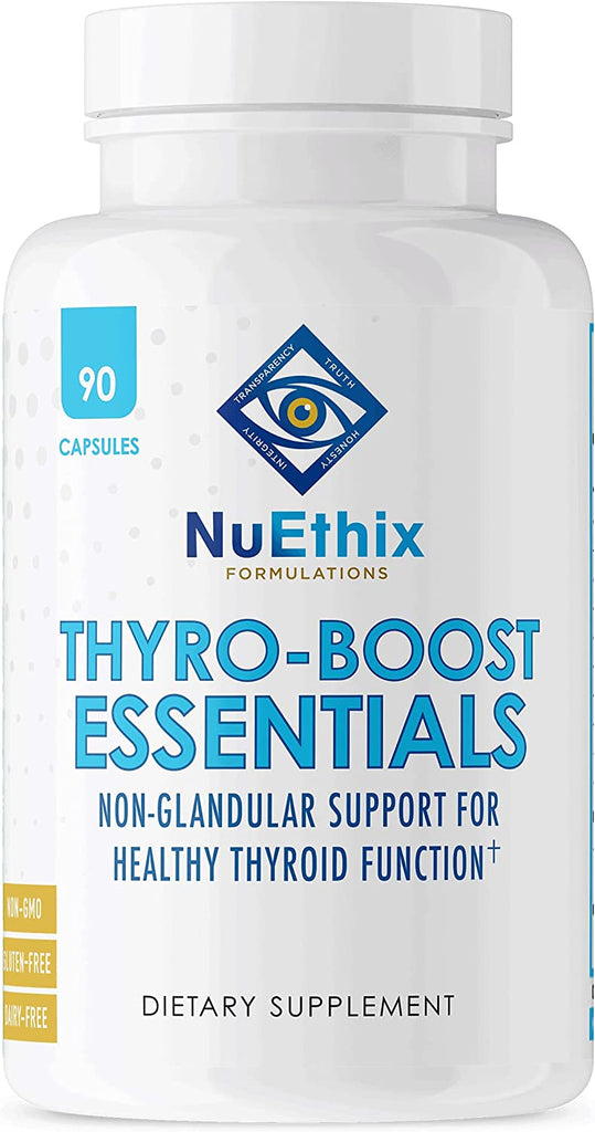 NuEthix Formulations Thyro-Boost Essentials - Dietary Supplement - 90 Capsules