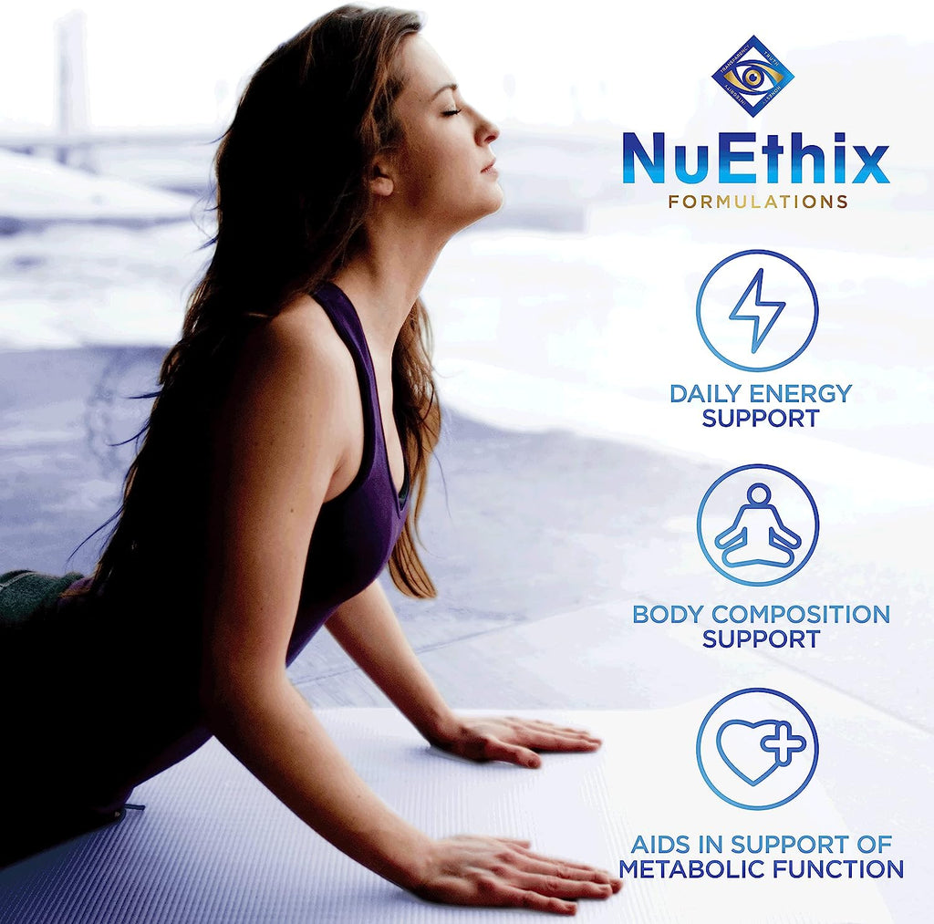 NuEthix Formulations Thyro-Boost Essentials - Daily Energy Support, Body Composition Support, and Aids in Support of Metabolic Function.