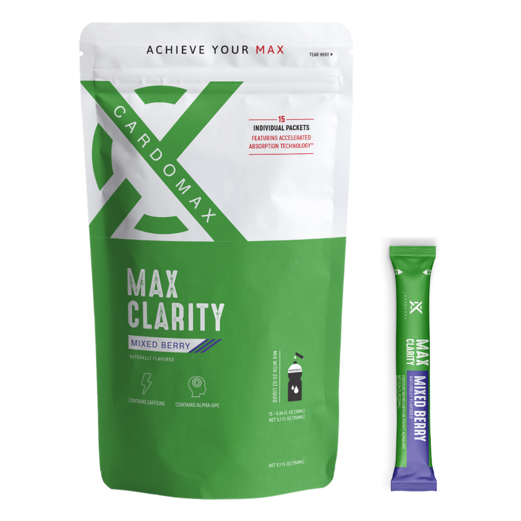 CardoMax Max Clarity Single Serve Supplement in Mixed Berry flavor - 15 count